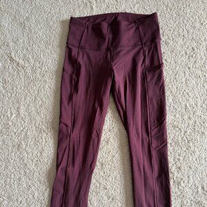 Lululemon Fast and Free Tight II 25" *Non-Reflective Nulux Size 6